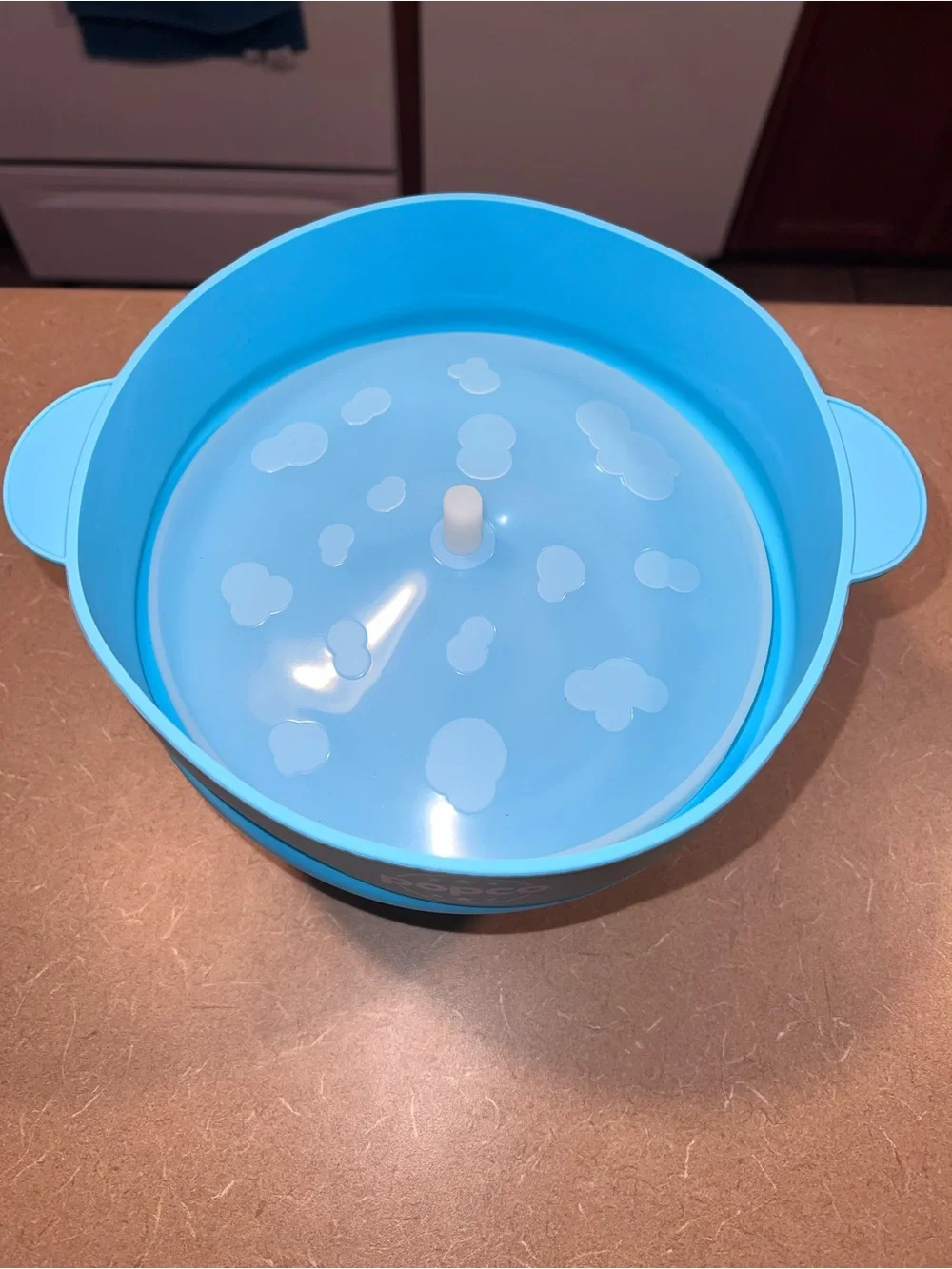 Popco Silicone Popcorn Maker - Microwave Popcorn Popper with Handles - Collapses
